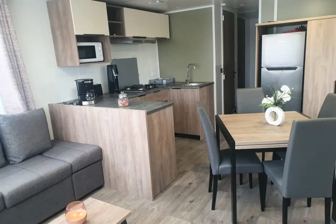 Résidence Camping Mar Estang - Mobilhome - 6 Pers - Vu Sur étang