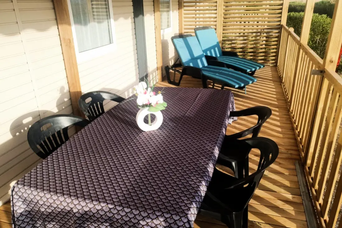 Résidence Camping Mar Estang - Mobilhome - 6 Pers - Vu Sur étang