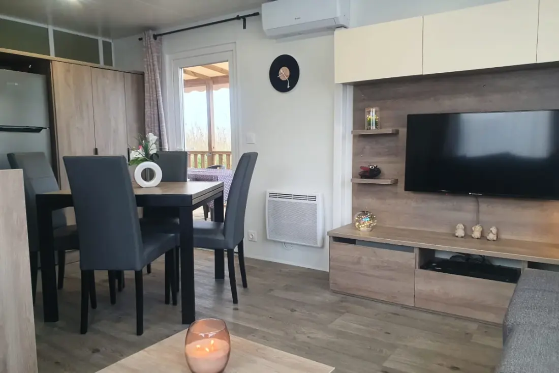 Résidence Camping Mar Estang - Mobilhome - 6 Pers - Vu Sur étang