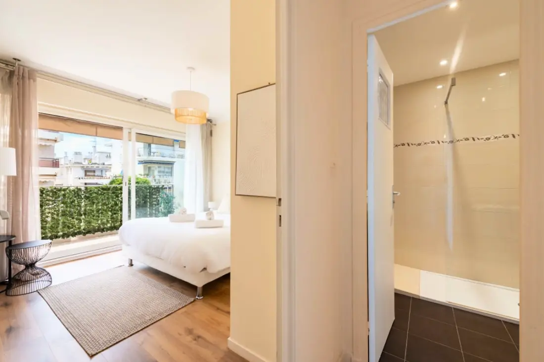 Résidence 2p Terrasse – Palm Beach, Proche Plages