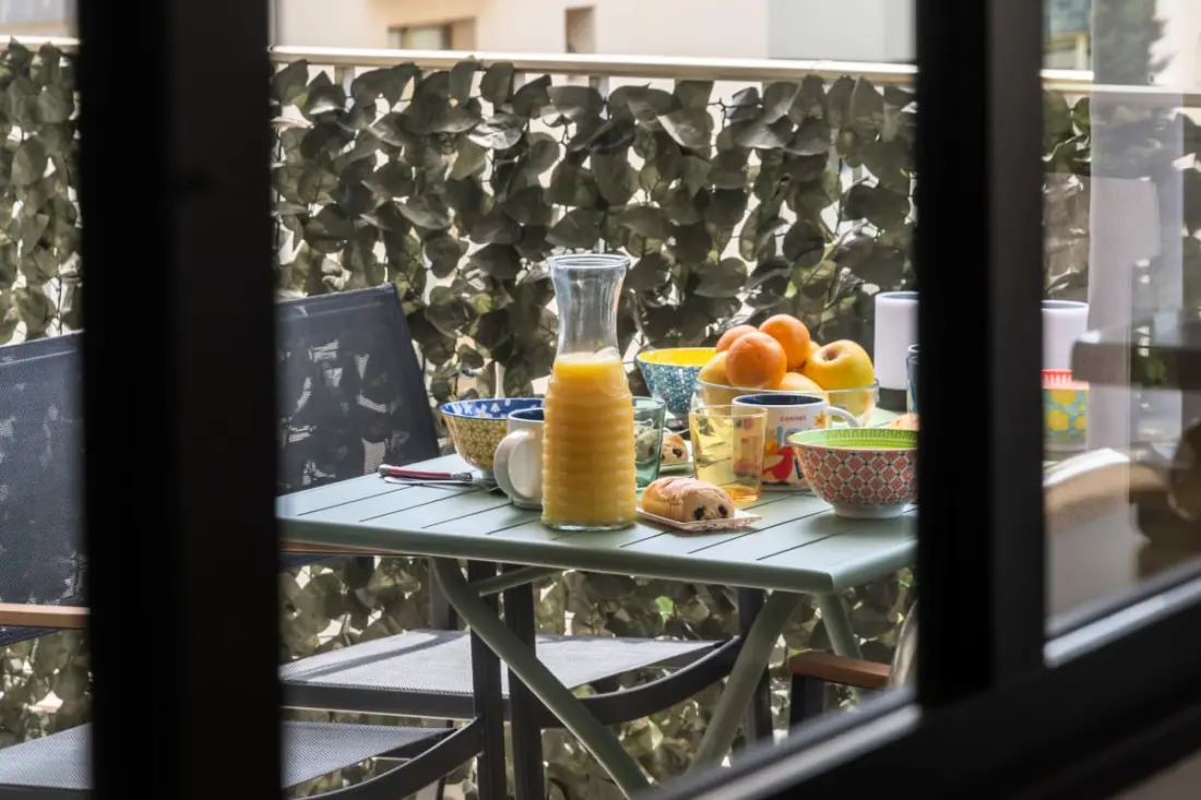 Résidence 2p Terrasse – Palm Beach, Proche Plages