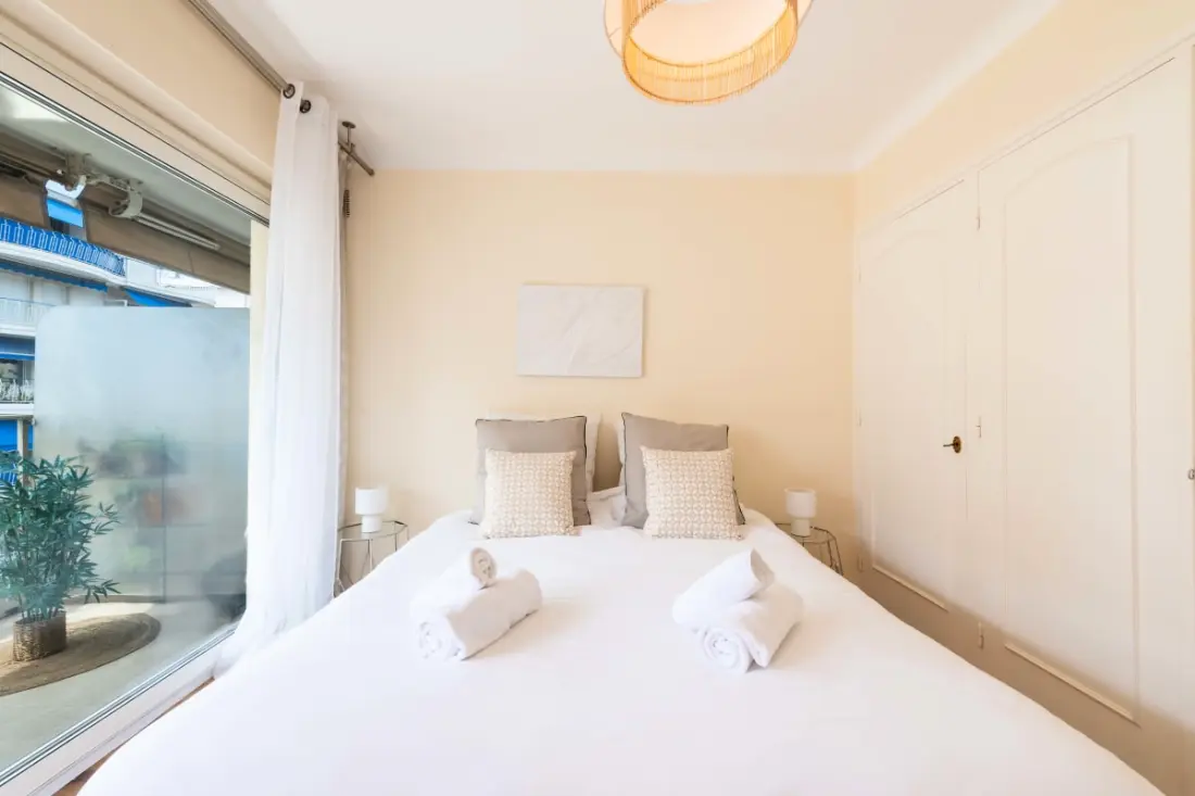 Résidence 2p Terrasse – Palm Beach, Proche Plages