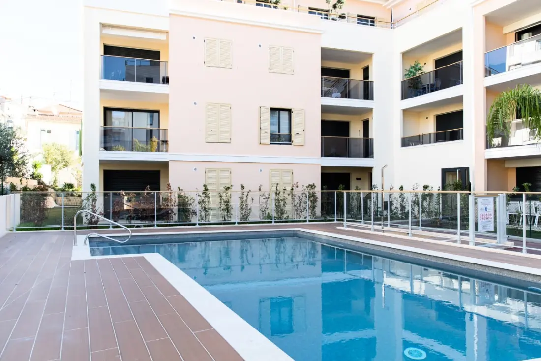 Résidence 3p Avec Terrasse Et Piscine Au Coeur Du Palm Beach