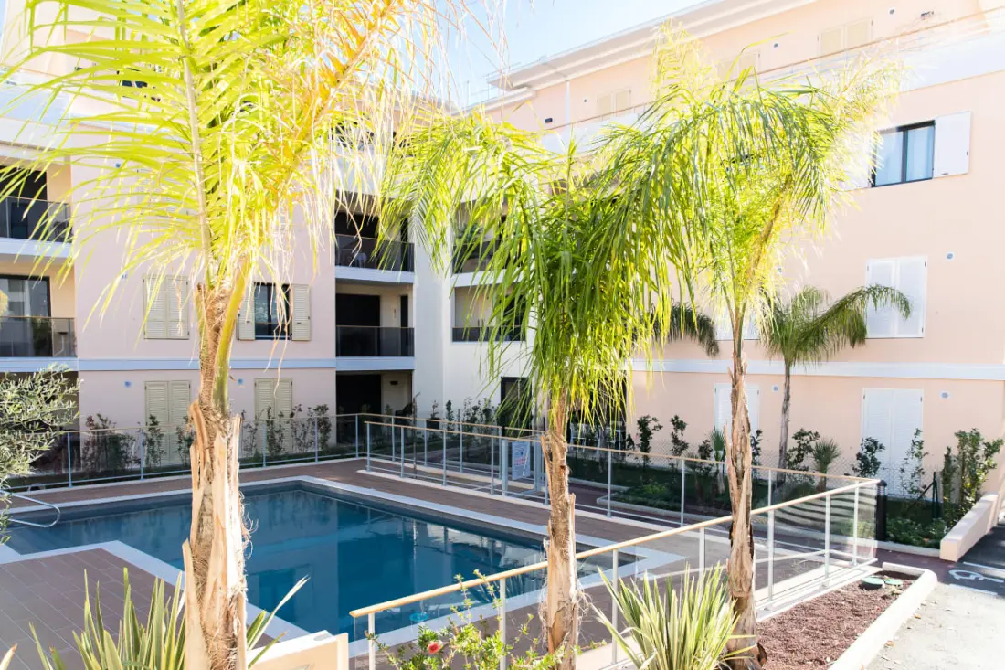 Résidence 3p Avec Terrasse Et Piscine Au Coeur Du Palm Beach