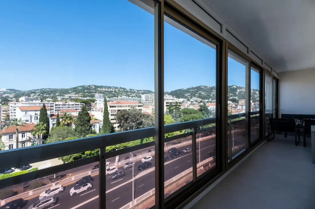 Résidence 3p étage élevé  – Terrasse, Centre Cannes