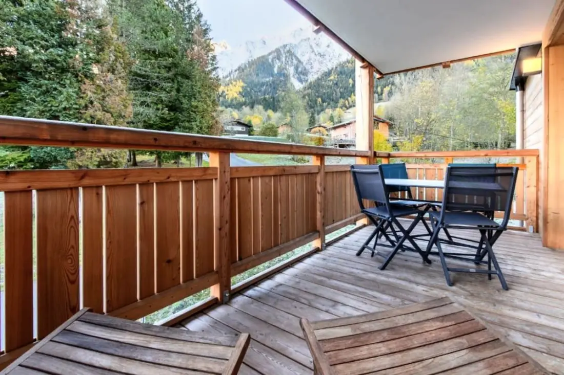 Appt Moderne Aux Houches | Balcon + Parking