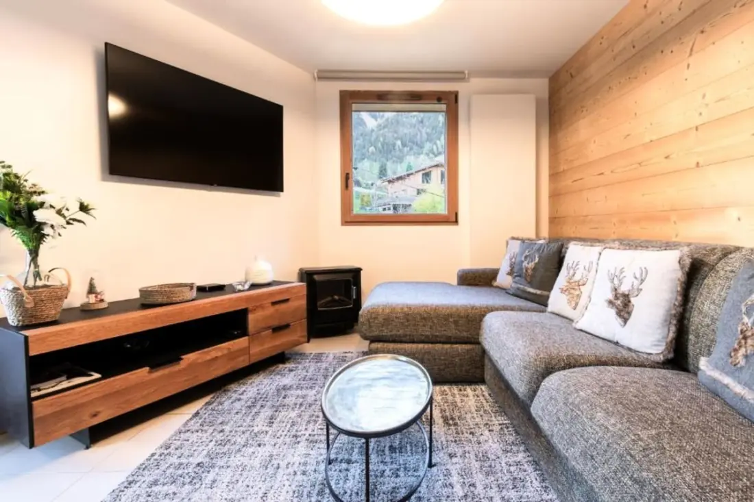 Appt Moderne Aux Houches | Balcon + Parking