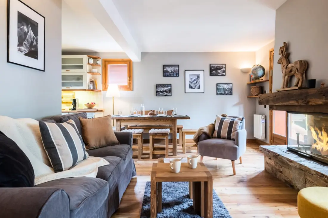 Duplex Spacieux Avec Terrasse Aux Houches