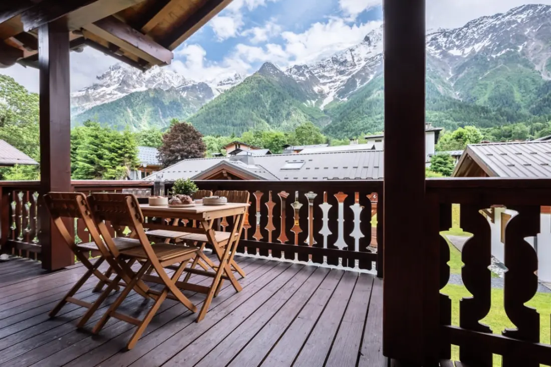 Duplex Spacieux Avec Terrasse Aux Houches