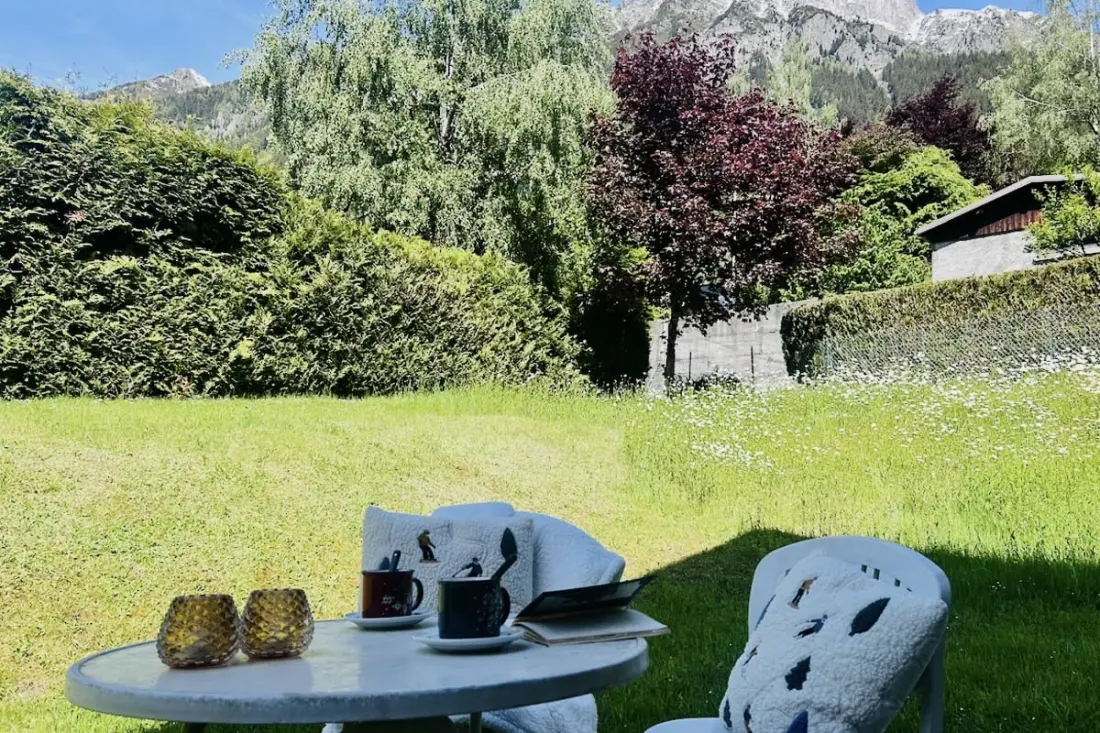 Cosy Avec Jardin, Parking Et Vue Mont-blanc