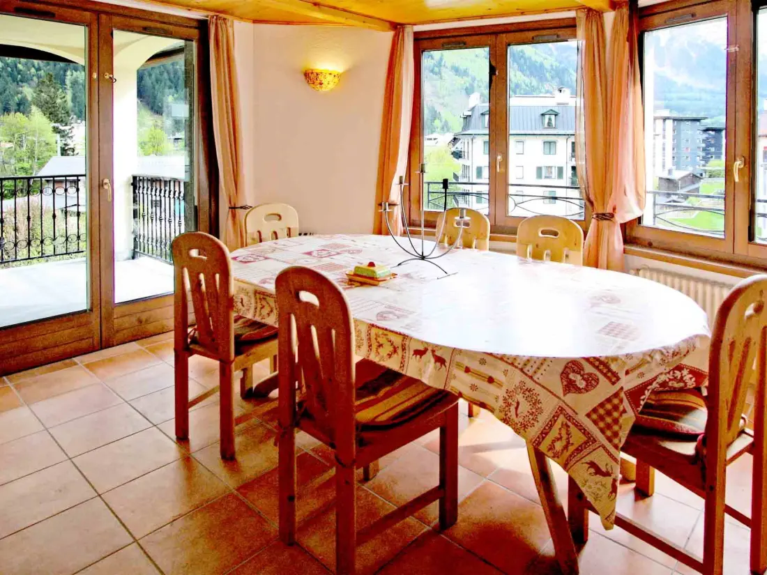Résidence Charmante Wohnung in Chamonix mit Südbalkon und Blick auf den Blanc