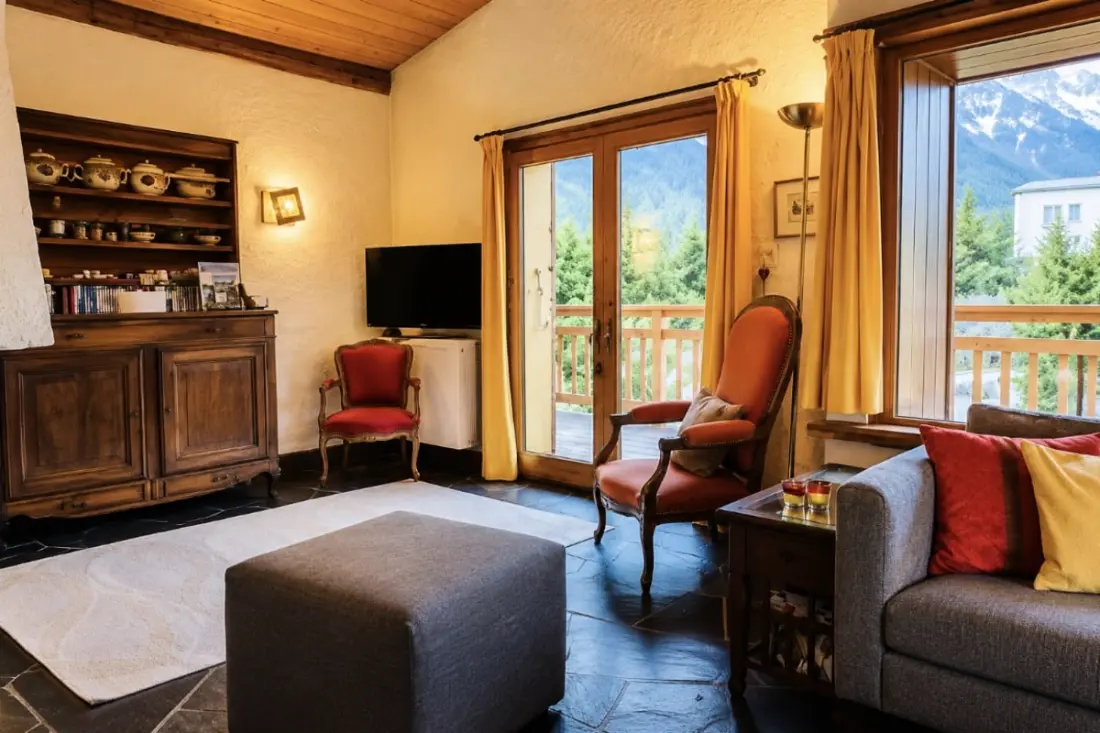 Chalet Chamonix • Vue Mont-blanc • Jardin • 8 Pers
