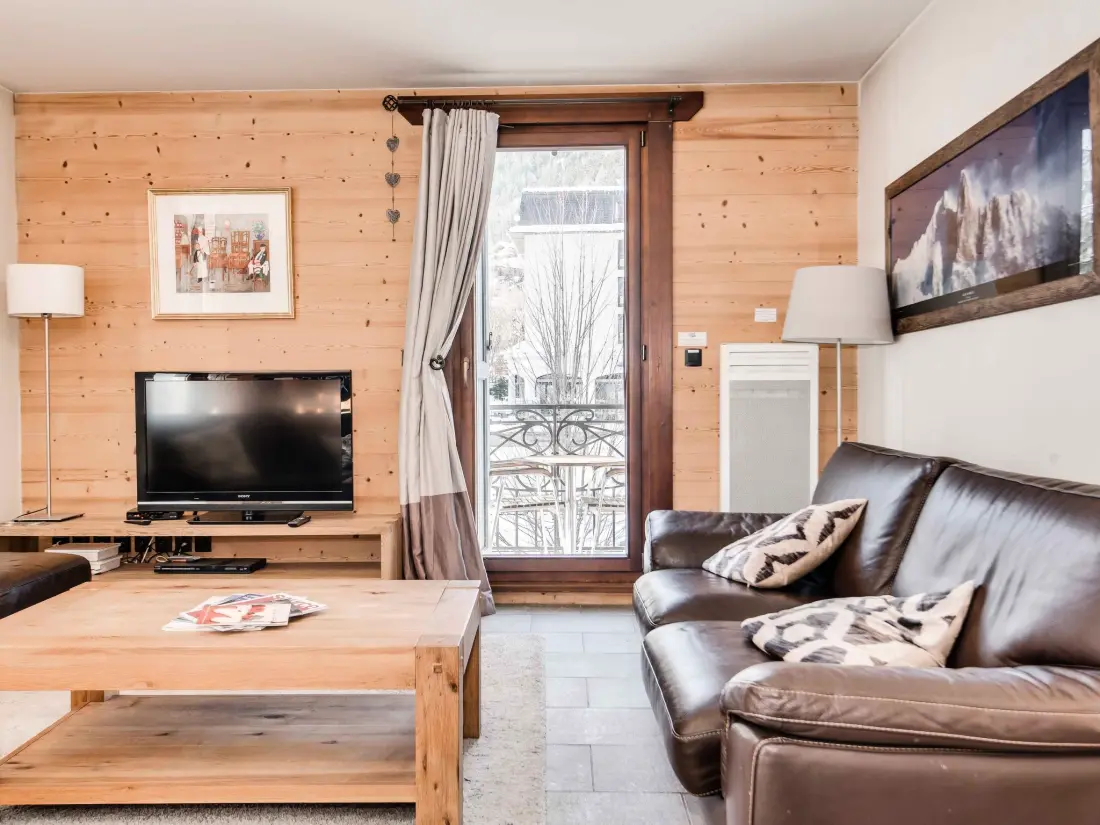 Résidence Wohnung in Chamonix mit sonnigem Balkon und toller Aussicht