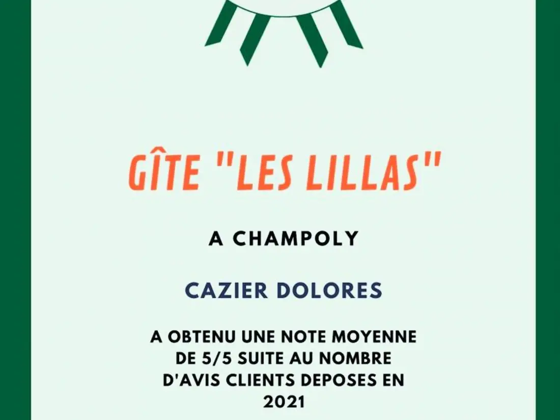 Maison de Vacances CHAMPOLY