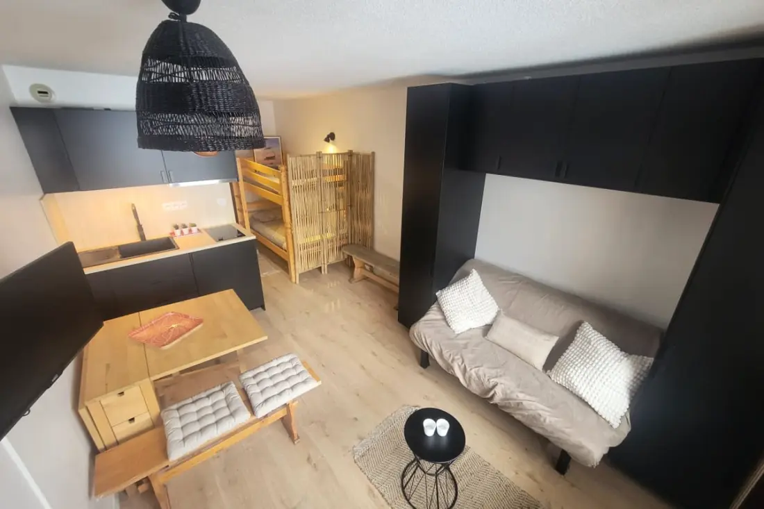 Studio Confortable Et Cosy, Vue Sur La Montagne, 4 Personnes, Parking