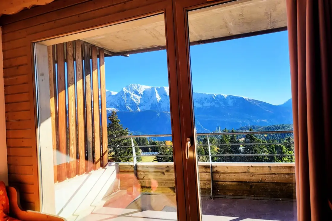 Vue époustouflante Agréable T3 Au Pied Des Pistes Terrasse Pkg 6 Pers