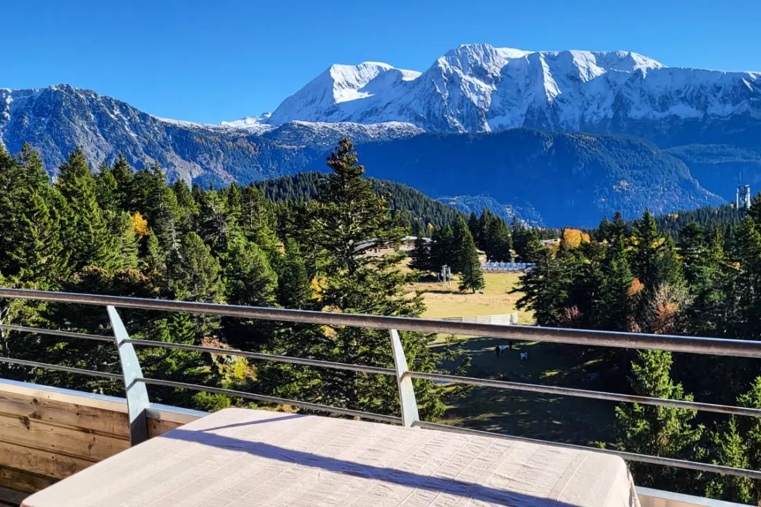 Vue époustouflante Agréable T3 Au Pied Des Pistes Terrasse Pkg 6 Pers