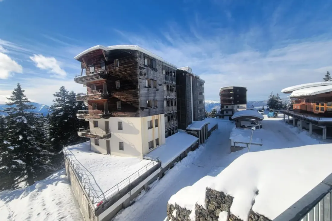 Vue époustouflante Agréable T3 Au Pied Des Pistes Terrasse Pkg 6 Pers