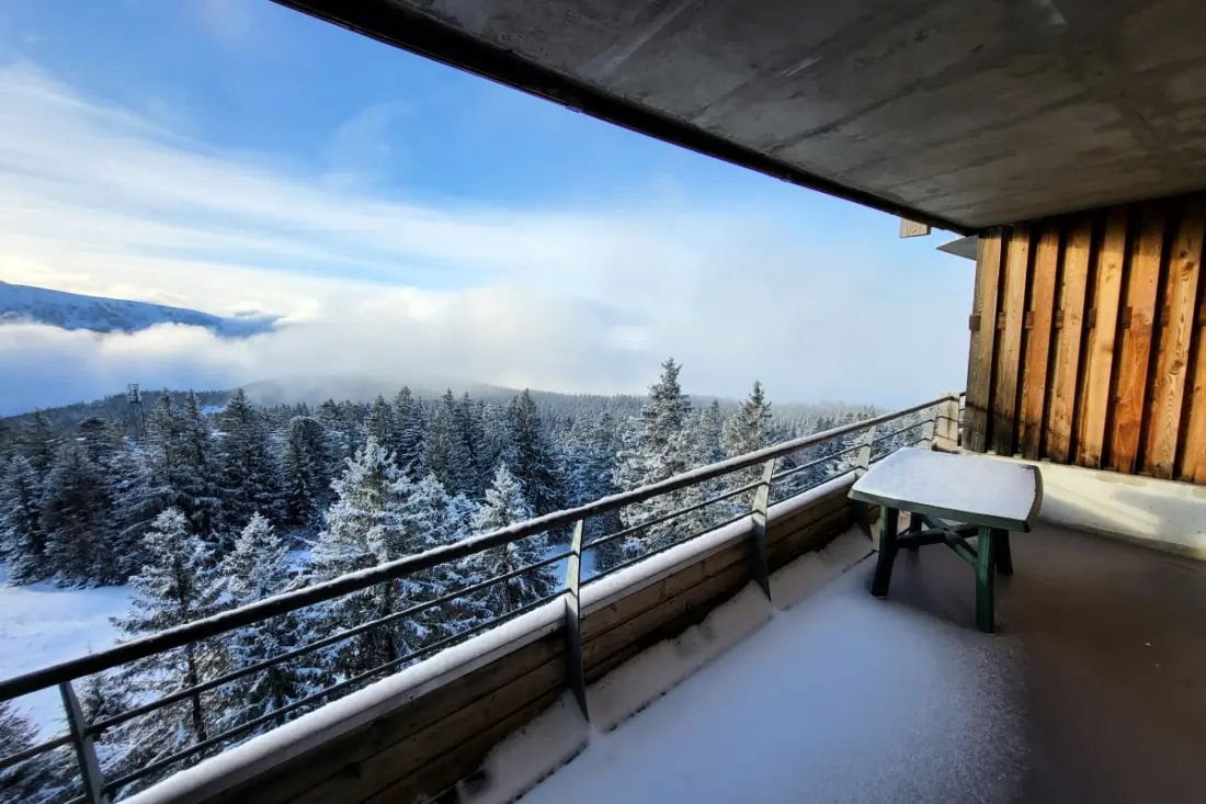 Vue époustouflante Agréable T3 Au Pied Des Pistes Terrasse Pkg 6 Pers