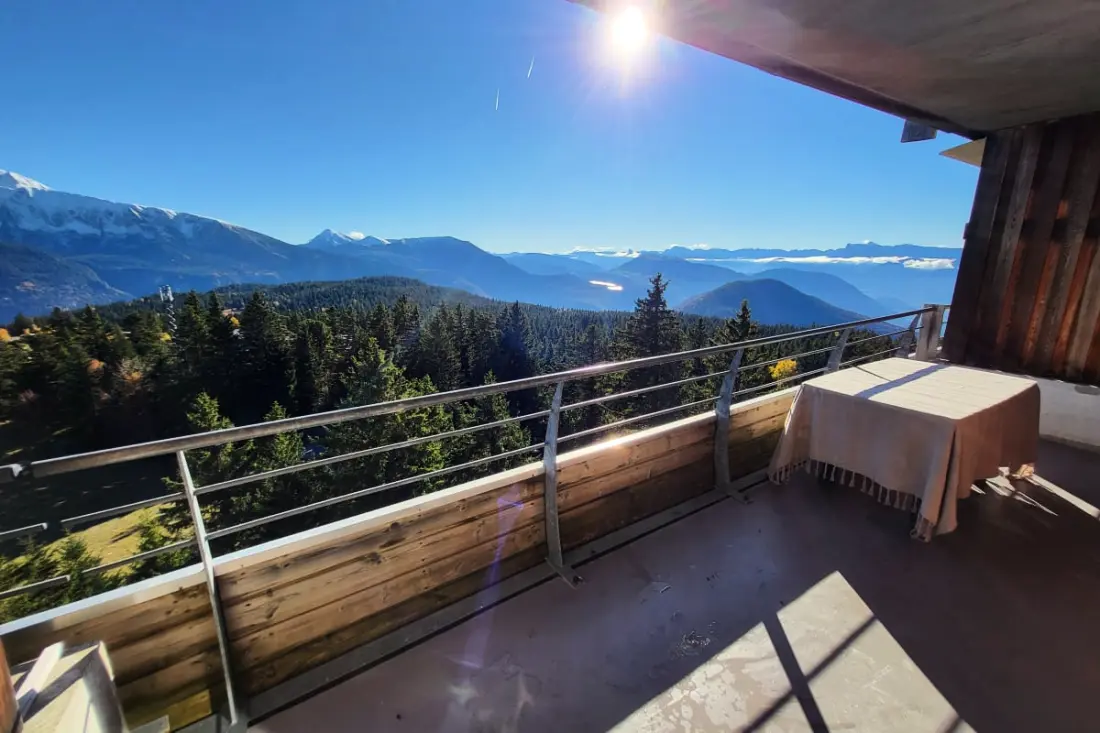 Vue époustouflante Agréable T3 Au Pied Des Pistes Terrasse Pkg 6 Pers