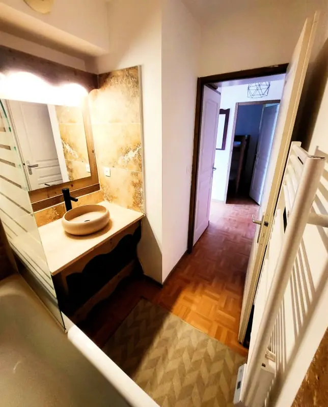 Vue époustouflante Agréable T3 Au Pied Des Pistes Terrasse Pkg 6 Pers