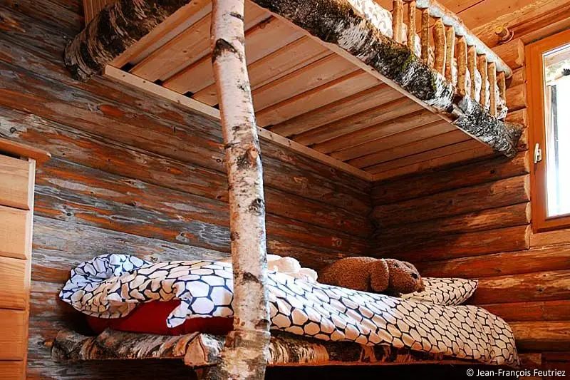 Gîte de France La fuste du bûcheron - cabane authentique 3 épis