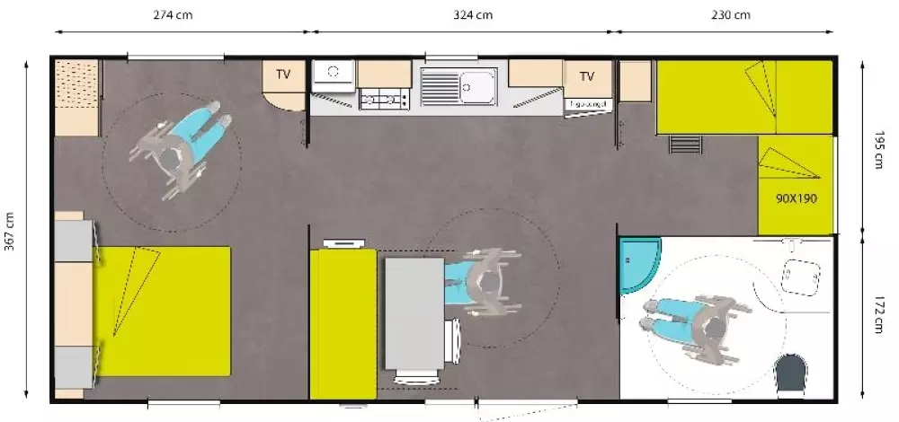 Camping Les Sous Bois du Lac 3 étoiles★★★