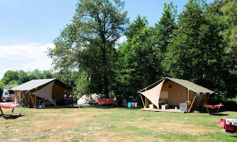France - Vosges - Corcieux - Camping Au Clos de la Chaume 3* - Tente safari Wood 3 pièces 5 personnes sans sanitaires