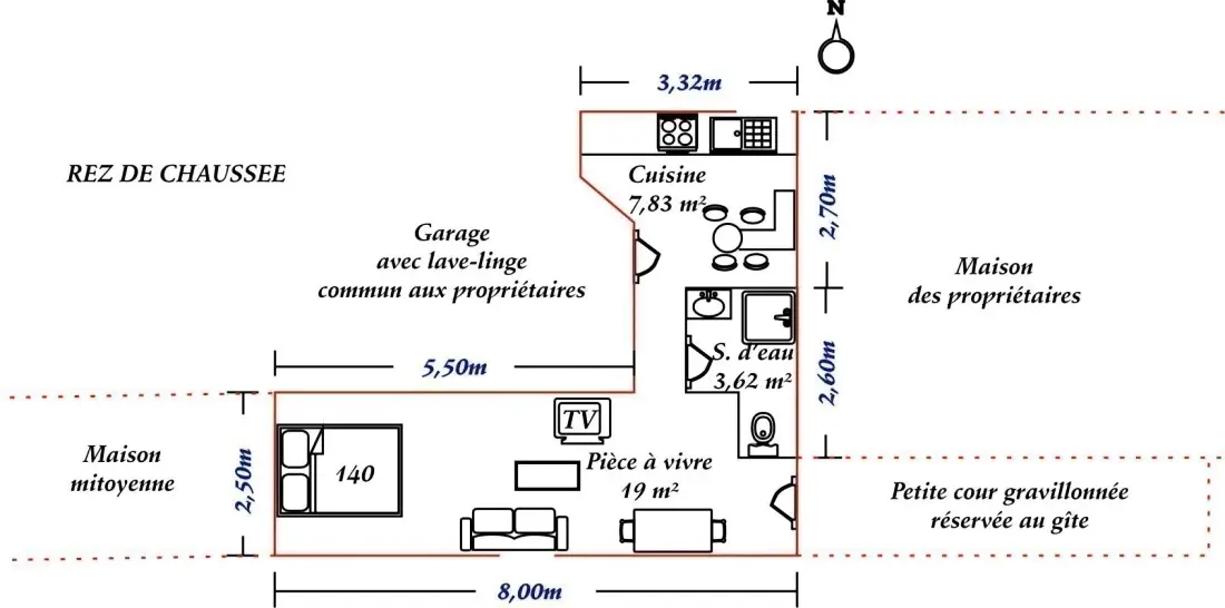 Gîte de France Gîtes de france® - entre ciel et mer 3 épis