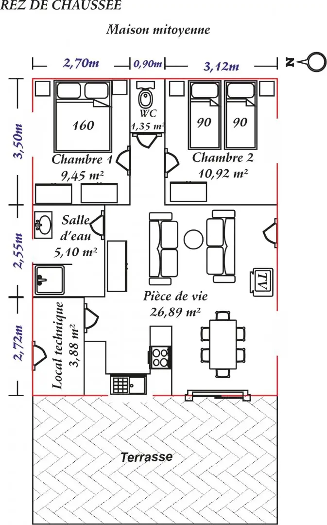 Gîte de France Gîtes de france® - le gîte des 2 falaises 3 épis