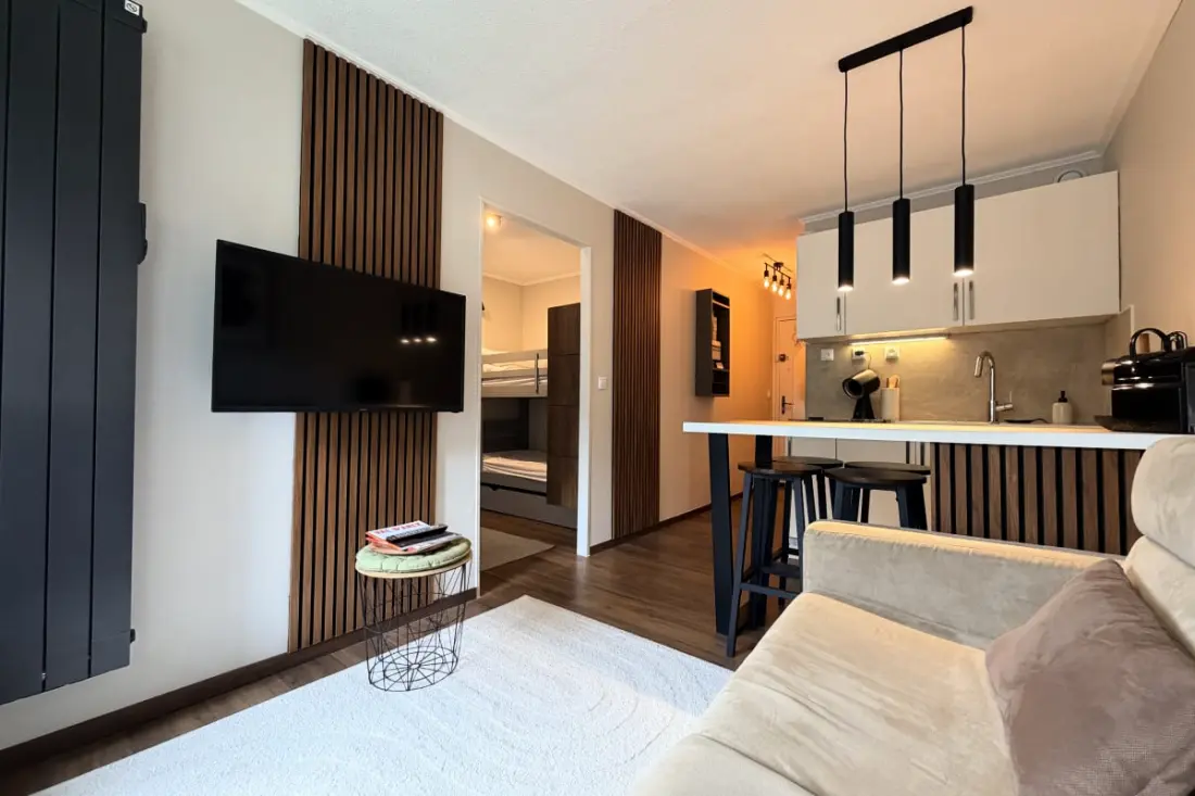 Appartement Rénové Avec Balcon à Flumet