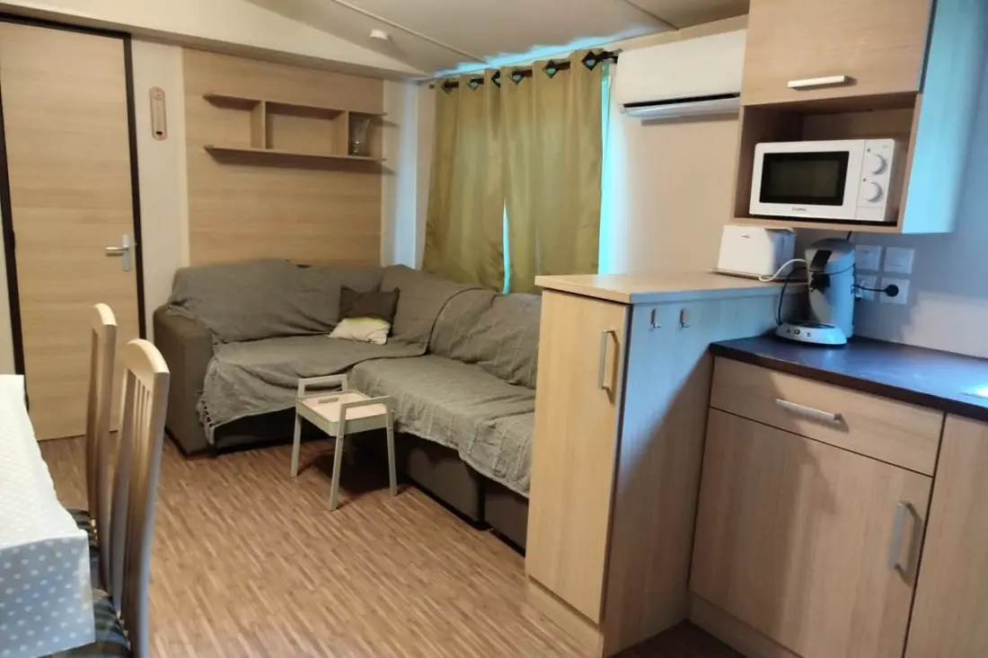 Résidence Camping La Réserve - Grand Mobilhome 3 Chambres 2 Sdb