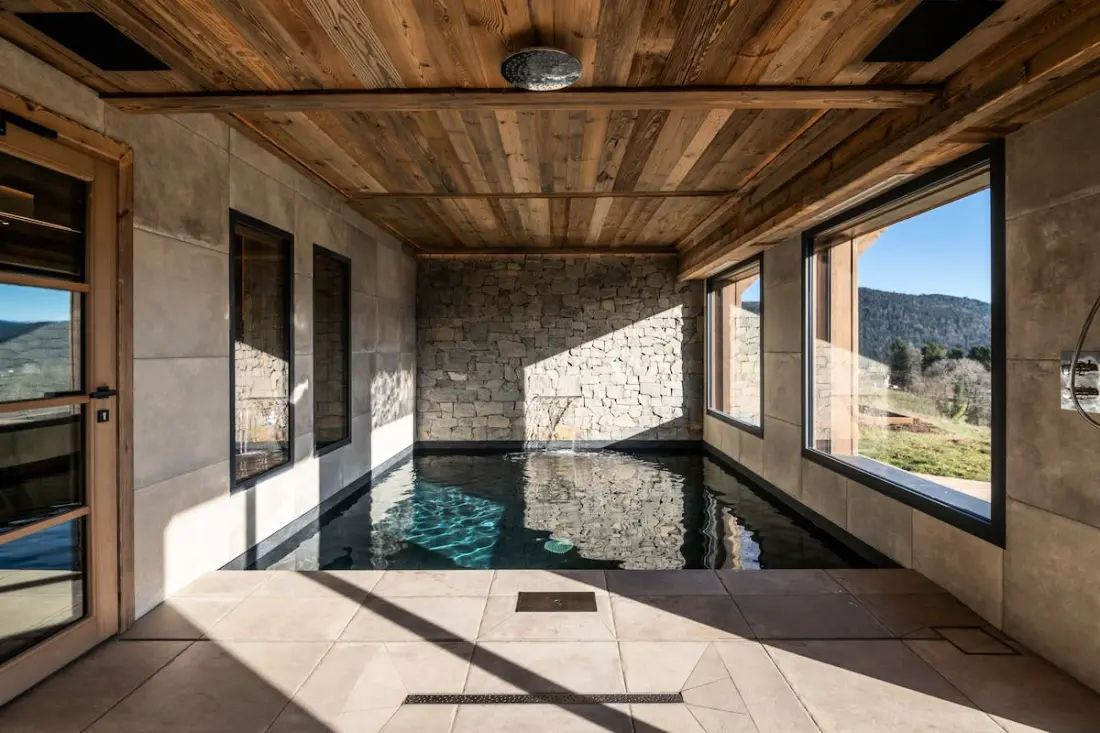 ✨ Chalet L’impérial – Piscine Intérieure, Sauna, Cinéma &amp; Vue Panoramique