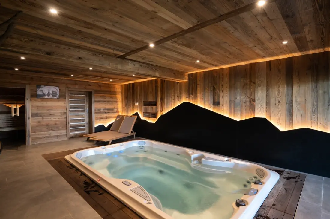 ✨ Le Refuge Des 3 Oursons – 14 Pers. Avec Spa De Nage, Sauna