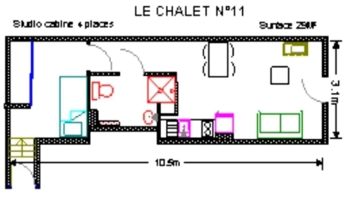Le Chalet - Piscine