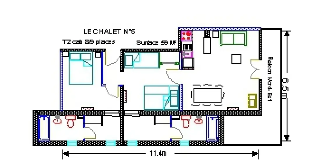 Le Chalet - Piscine