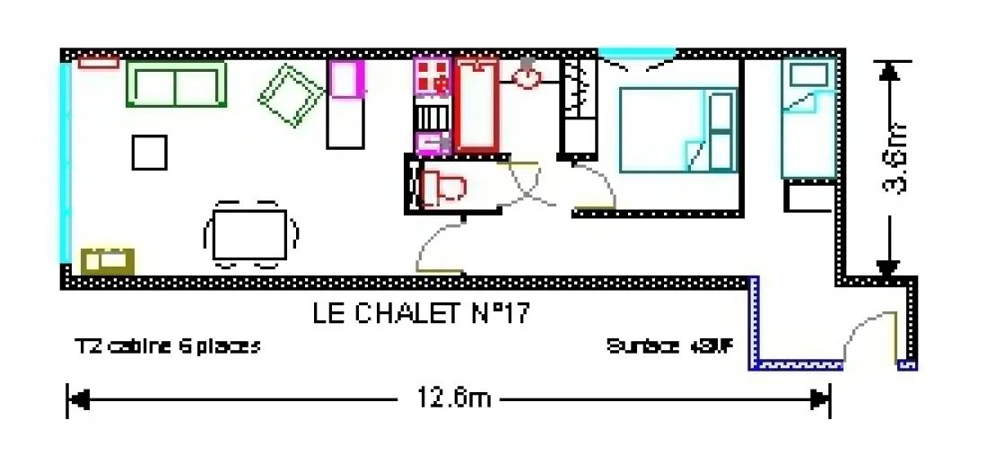 Le Chalet - Piscine