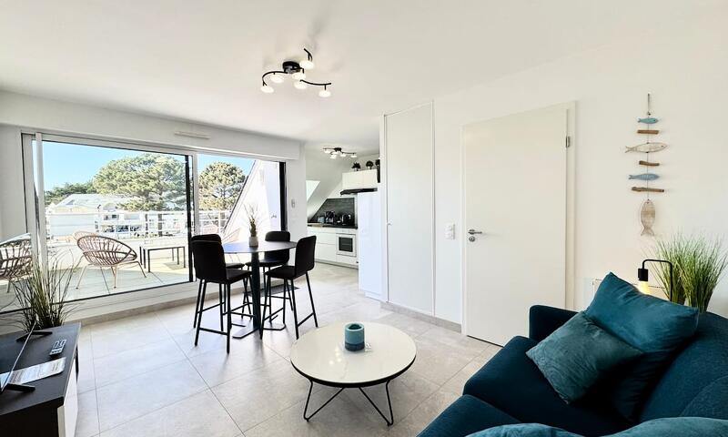 Résidence T2 Contemporain - Balcon - Vue Mer Panoramique - - Guidel Plages - 8