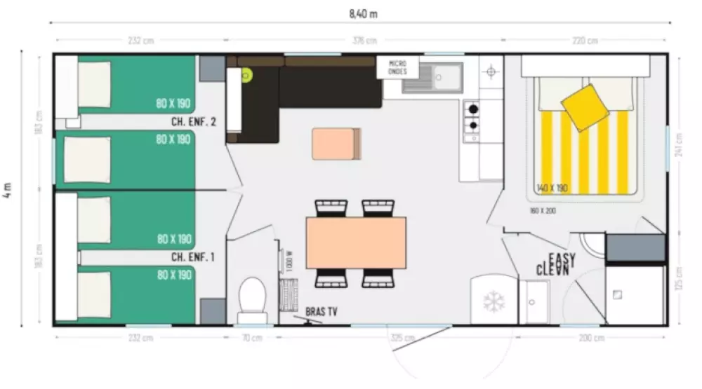 Camping Chalets Résidentiels SAINT JAMES LES PINS 3 étoiles★★★