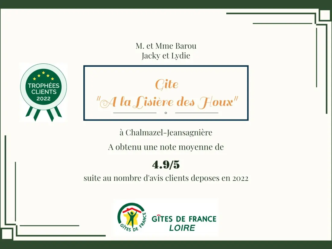 Maison de Vacances CHALMAZEL-JEANSAGNIERE