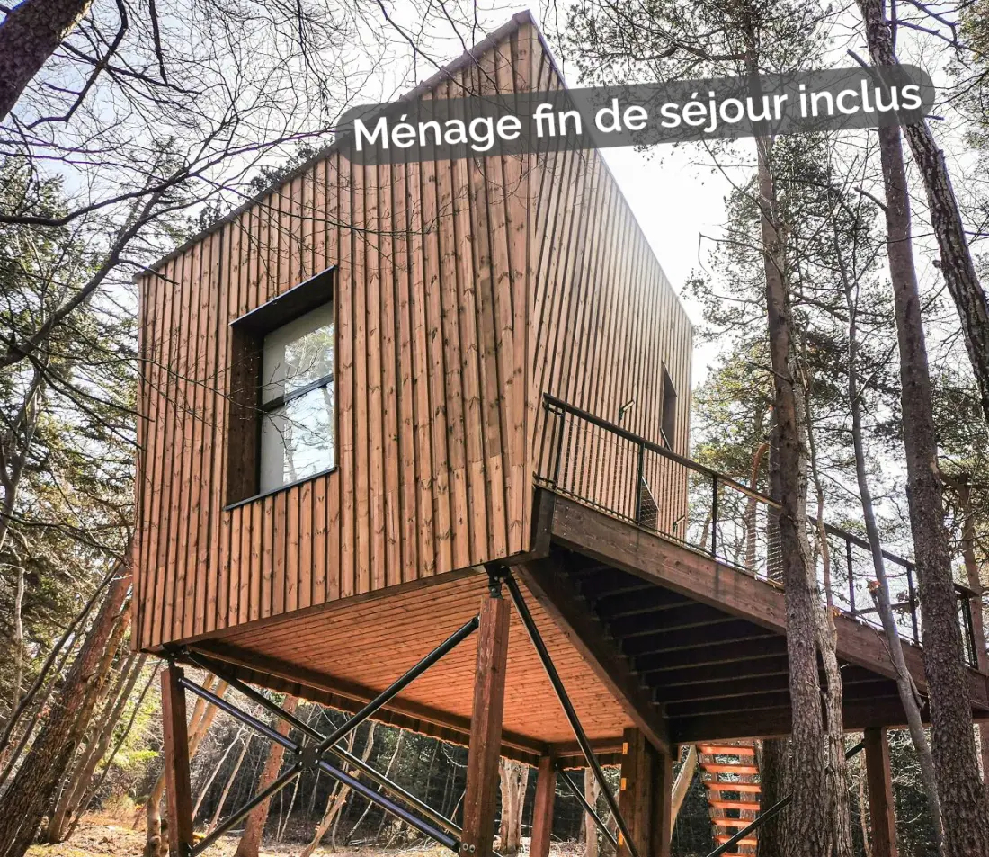 Gîte Cabane insolite dans les cévennes – les sous-bois 3 étoiles