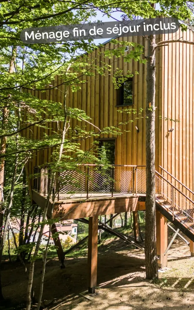 Gîte Cabane insolite dans les cévennes – les sous-bois 3 étoiles