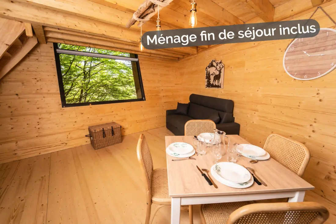 Gîte Cabane insolite dans les cévennes – les sous-bois 3 étoiles