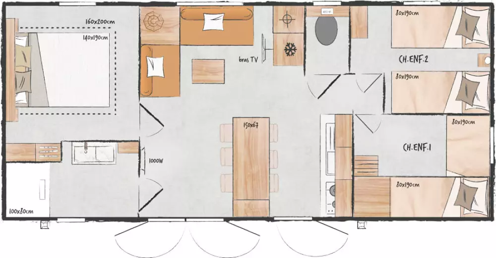 Camping Le Parc Des Chênes 3 étoiles★★★