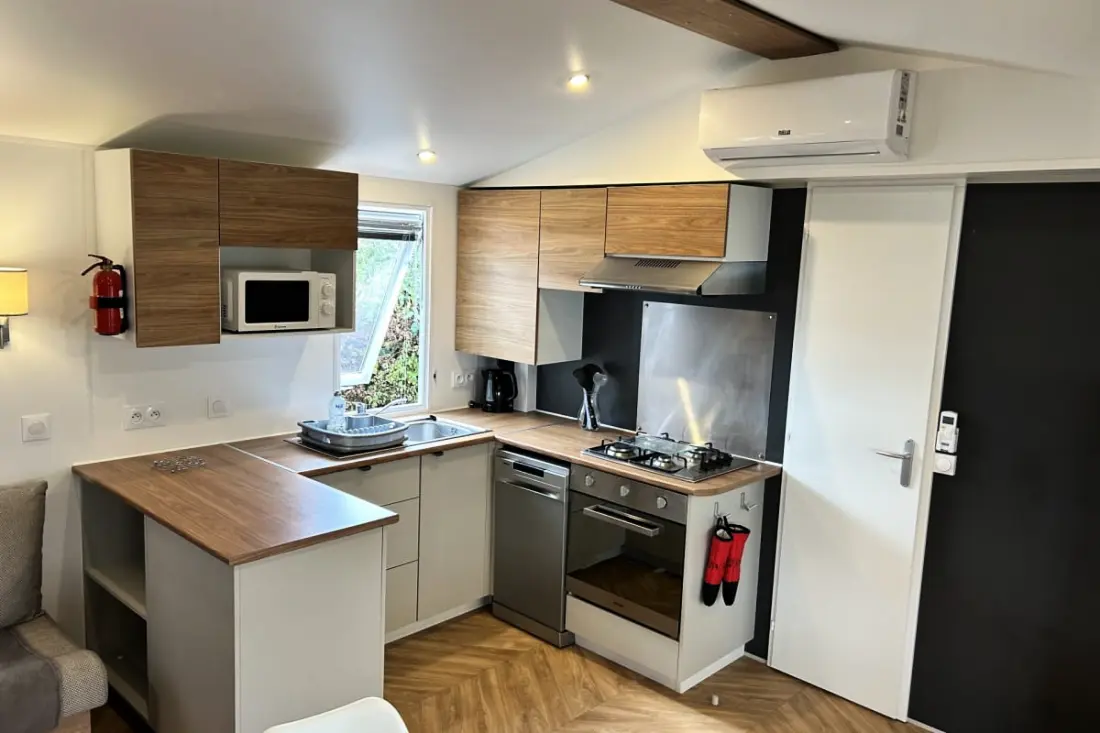 Résidence Camping Les Charmettes - Mobilhome 3 Chambres 2 Sdb