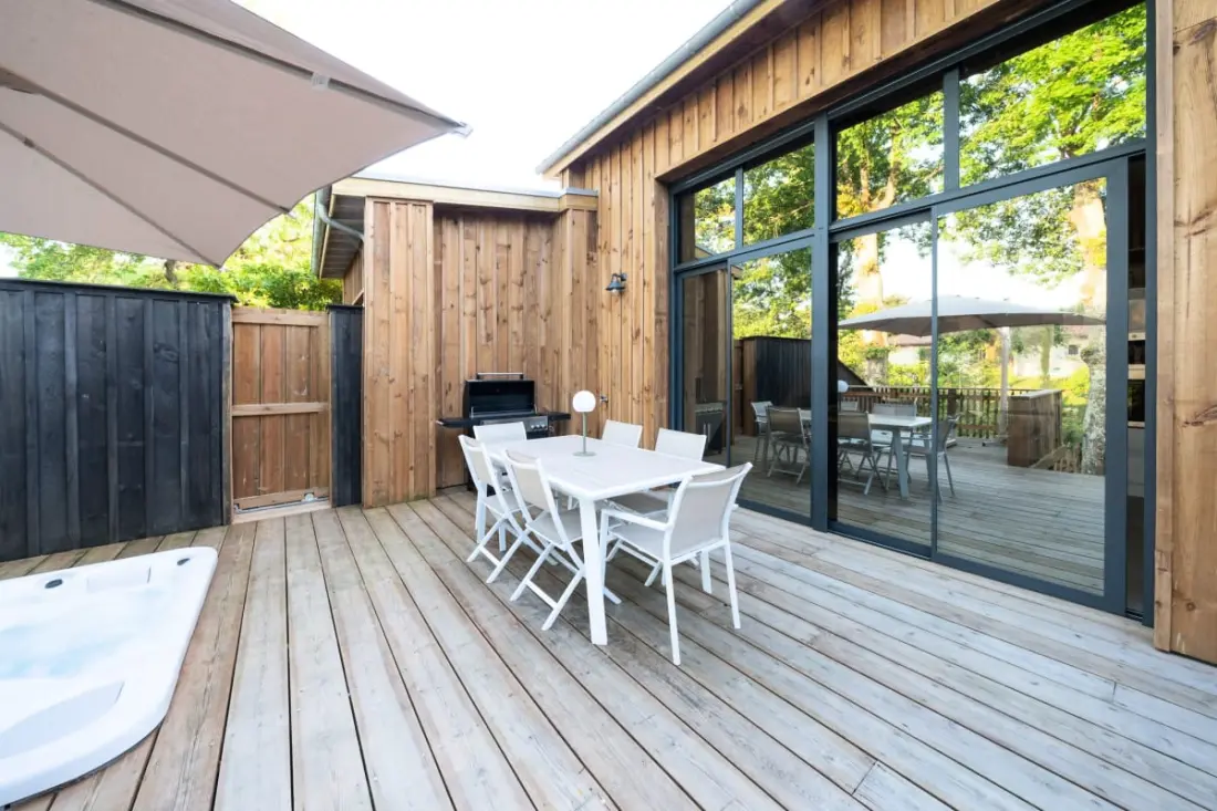 Maison Avec Spa Et Accès Direct Au Lac De Cazaux