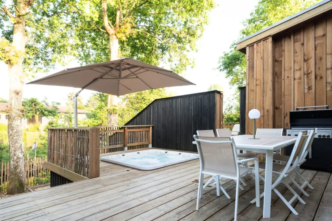 Maison Avec Spa Et Accès Direct Au Lac De Cazaux