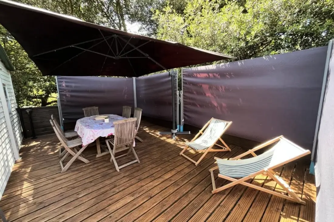 Chalet à L'ombre Des Arbres Avec Climatisation