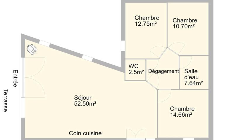 Gîte de France Gîte la bergerie 5/6 personnes 3 épis - - Lachamp Ribennes - 35