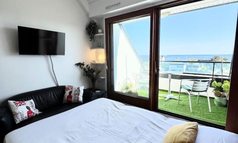 Résidence Lovely ! Studio Balcon - Vue Océan 360° - - Larmor Plage - 13